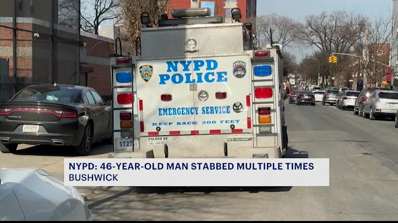 Story image: 46-year-old man stabbed in Bushwick