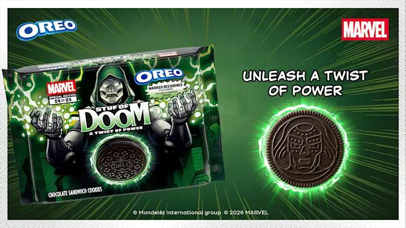 Story image: New Oreo turns your tongue green when licked