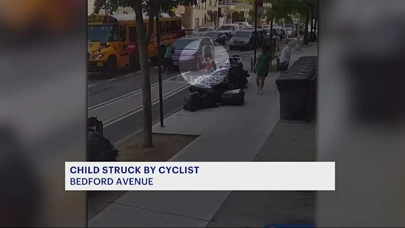 Story image: Community blames protected bike lanes for child being hit by cyclist on Bedford Avenue