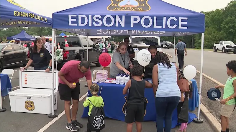 Story image: Huge crowds show up for Edison PD's National Night Out event 