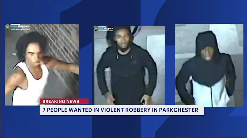 Story image: 7 men wanted in connection with bold Parkchester robbery