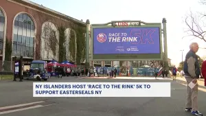 Islanders host 'Race to the Rink' 5K fundraiser at UBS Arena
