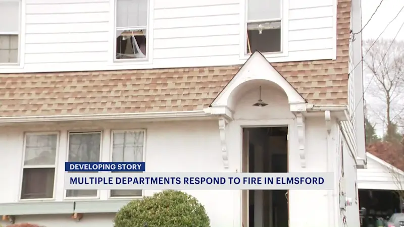 Story image: House fire in Elmsford brought under control