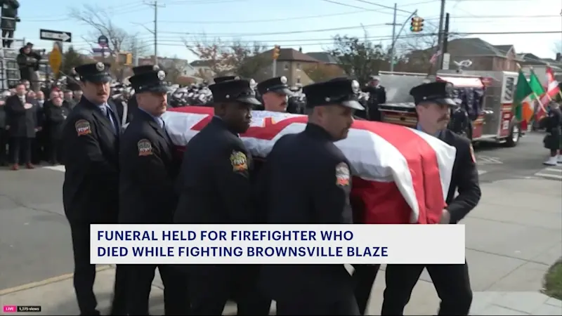 Story image: 'A loyal friend.' Brooklyn firefighter Patrick Brady laid to rest