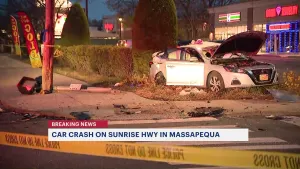 Town supervisor: 2 women injured in Massapequa crash; public safety vehicle stolen while trying to help