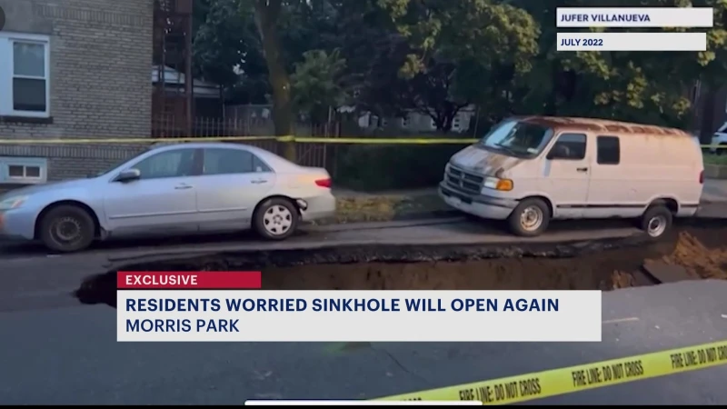 Story image: Residents worried that sinkhole problems from years prior may return