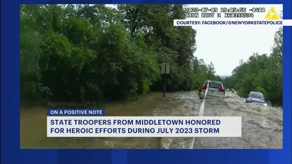 Two Middletown state troopers honored for heroism