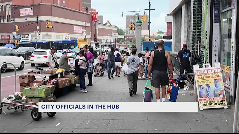 Story image: Mobile Command deployed to the Hub; Roberto Clemente Plaza closed off 