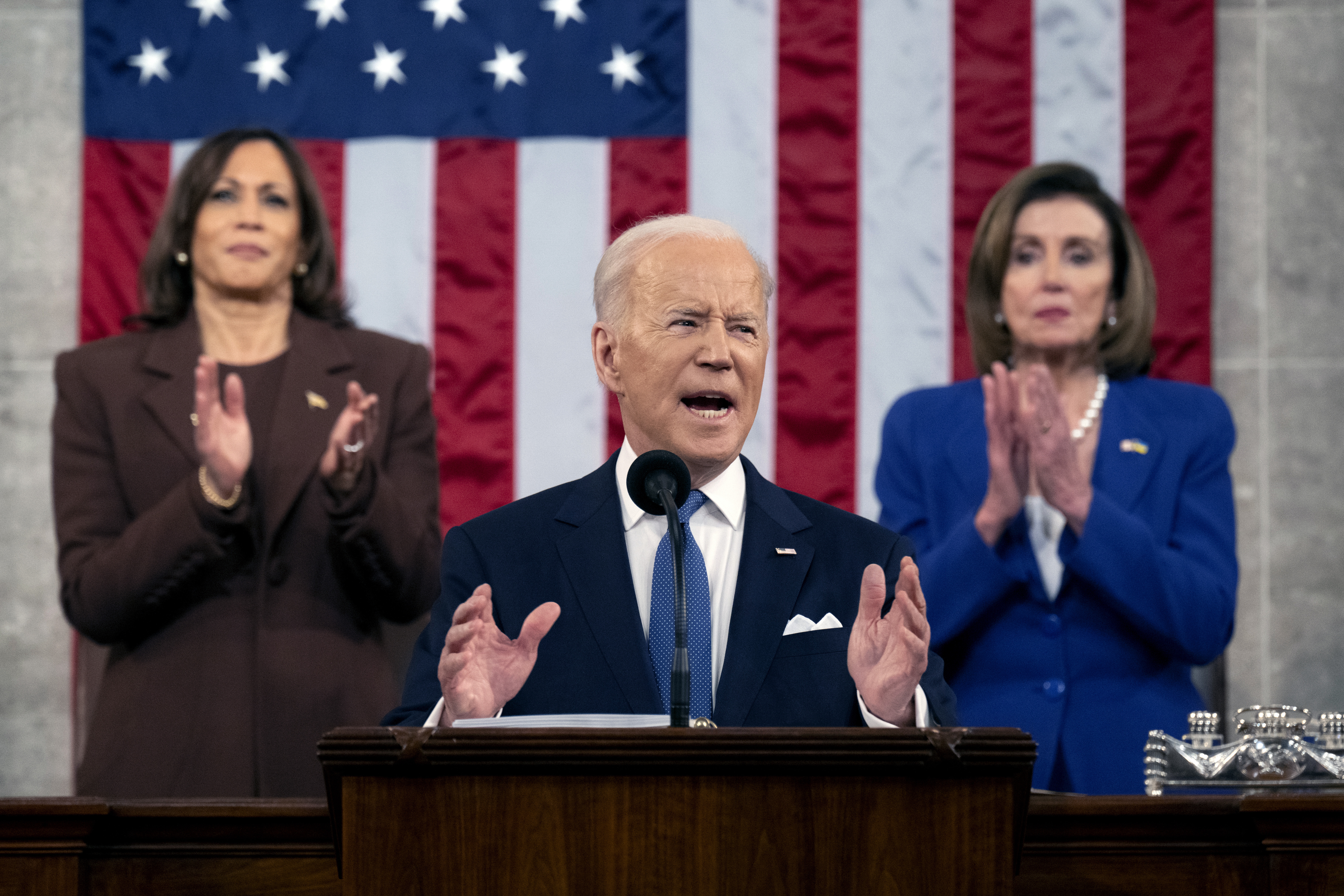 Biden and other officials