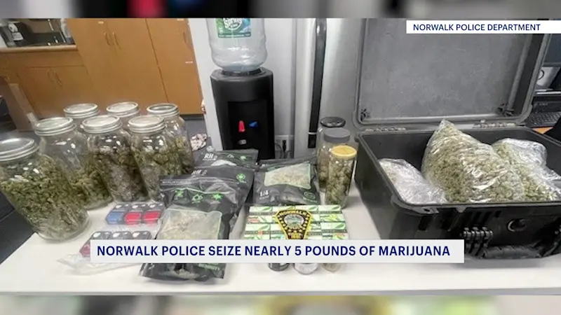 Story image: Police: Norwalk man charged with drug possession and breach of peace