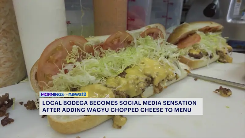 Story image: Brooklyn bodega becomes social media sensation for their wagyu chopped cheese