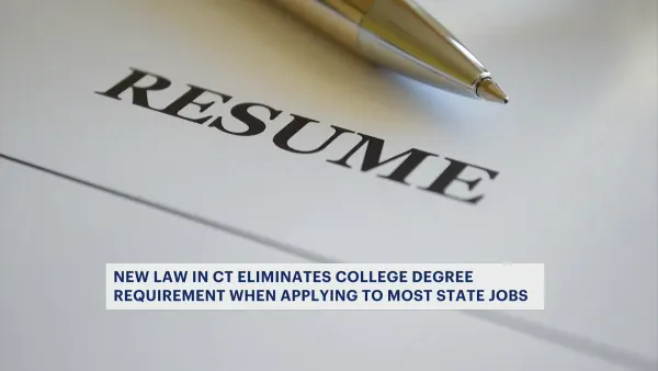 Gov. Lamont signs new law dropping college degree requirements for state jobs 