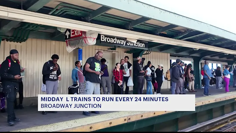 Story image: Broadway Junction L train change to every 25 minutes during the day leaves commuters frustrated 