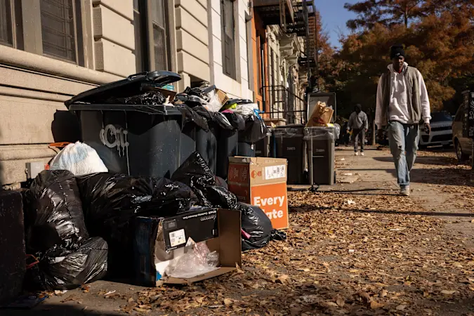 Story image: New York City generates 44 million pounds of garbage a day. The city has a plan to contain the mess