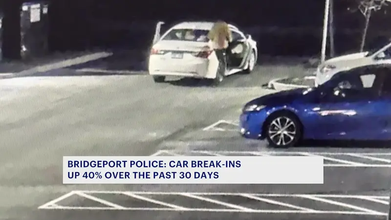 Story image: Bridgeport police: Car break-ins up 40% over past 30 days