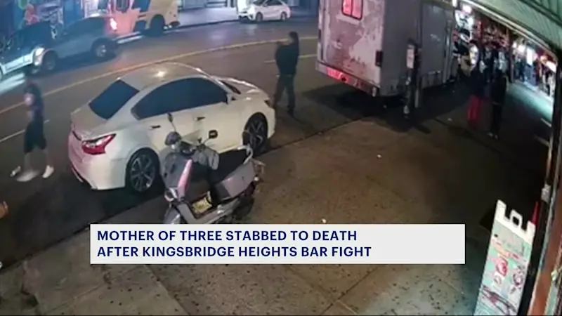 Story image: 35-year-old woman fatally stabbed outside Kingsbridge bar