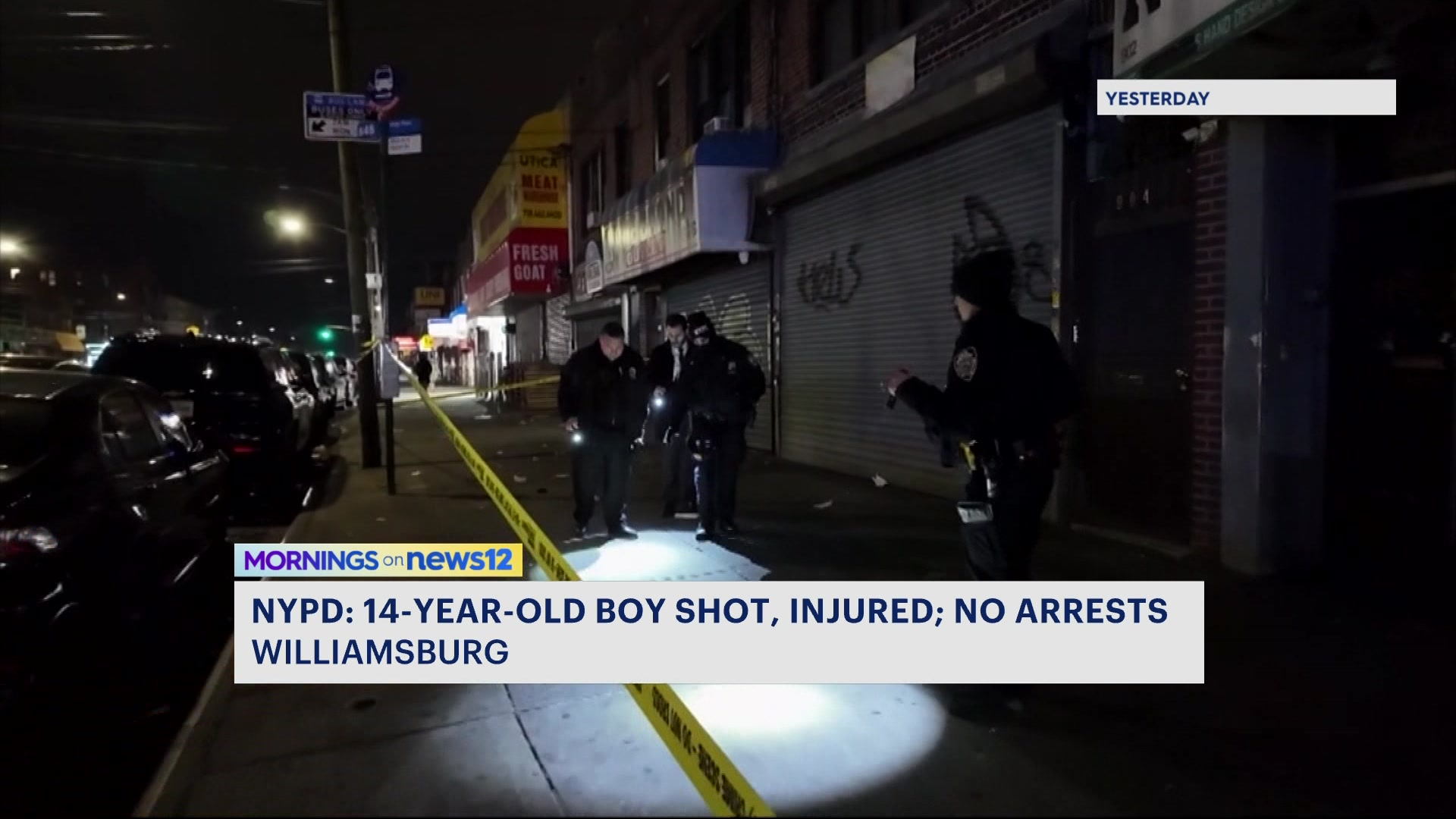 NYPD: 14-year-old shot in the hip in Williamsburg