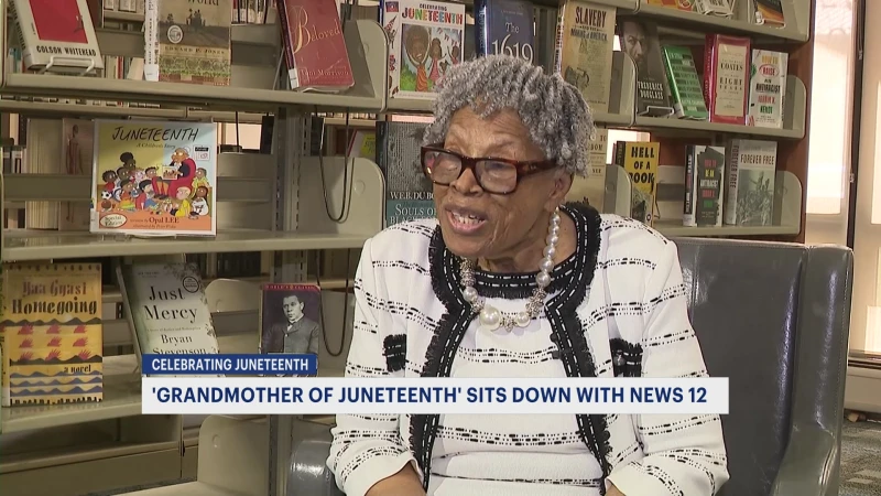 Story image: ‘People have worked so hard.’ Woman who helped make Juneteenth a national holiday visits New Jersey