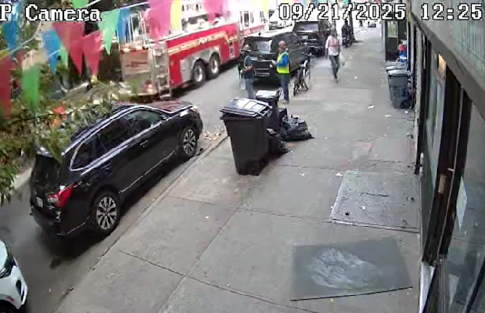 Story image: Man on moped injured in collision with FDNY truck responding to Bed-Stuy call