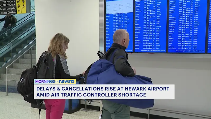 Story image: More delays and cancellations at Newark Airport to start the week