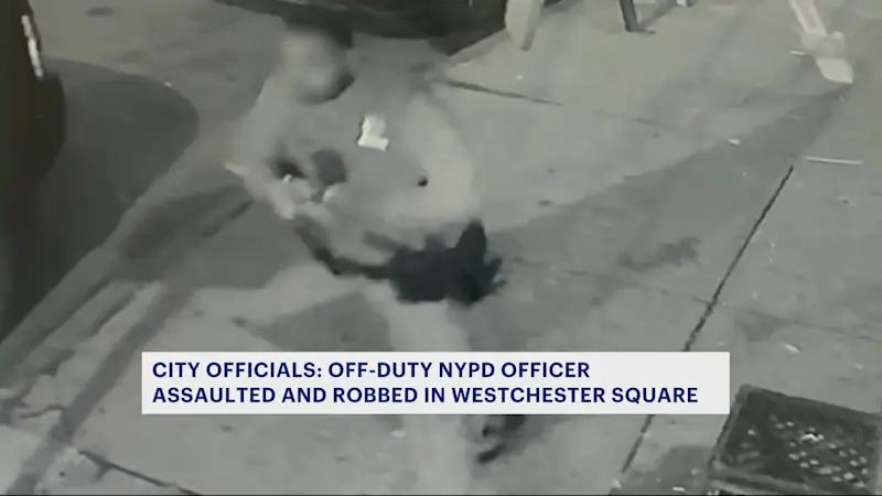 Story image: City officials: Off-duty police officer assaulted and robbed in Westchester Square