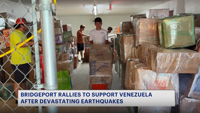 Story image: Bridgeport officials collect items to benefit Venezuela earthquake victims