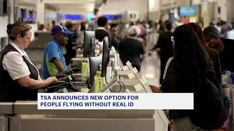 Story image: TSA announces new option for people flying without Real ID