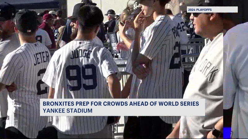 Story image: Bronx vendors hope for business boom, residents brace for crowds ahead of World Series