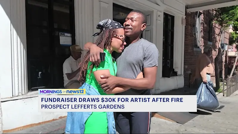 Story image: Brooklyn artists rally around performer after fire destroys her home