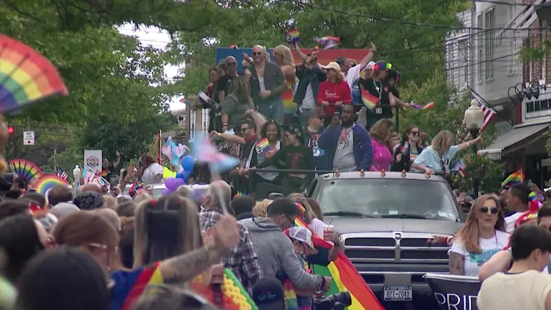 Story image: Pride parade marches through Babylon Village