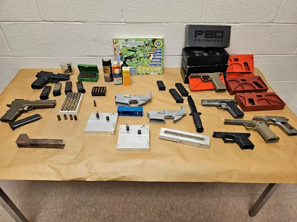 Story image: Ghost guns and AR-15 parts seized from New Rochelle home in firearms bust