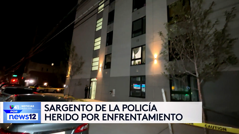 Story image: Univision 41 News Brief: Un sargento de la policía de Nueva York fue hospitalizado