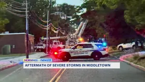 Middletown residents deal with damages, power outages from severe storms