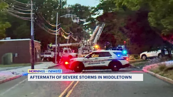 Middletown residents deal with damages, power outages from severe storms