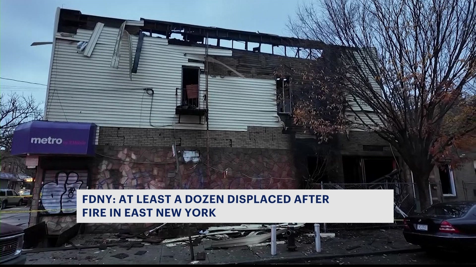 News 12 | Brooklyn | Fire Rips Through Building Leaving Damage In East ...