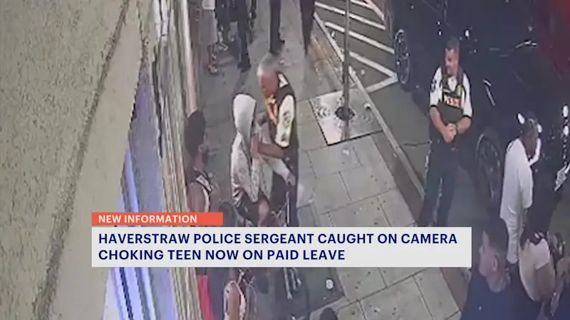 Story image: Haverstraw police sergeant pulled from duty after video shows violent encounter with underage teen