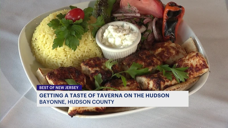 Story image: Best of New Jersey: A taste of Mediterranean food at Taverna on the Hudson in Bayonne
