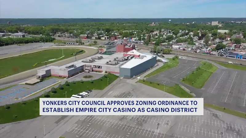 Story image: Yonkers approves zoning for Empire City Casino expansion as MGM eyes full gaming license