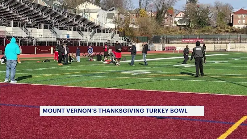 Story image: Annual turkey bowl raises money for fire victims in Mount Vernon