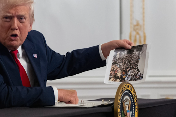 Story image: Trump vows to ‘permanently pause’ migration from poor nations in anti-immigrant social media screed