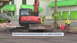 ‘It’s a mess.’ Linden business flooded due to water main break; South Park Avenue reopens