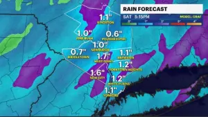 Storm Watch: Heavy rain, strong wind to taper off by late Saturday morning