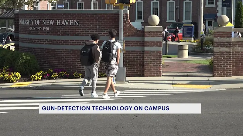 Story image: University of New Haven utilizes on-campus gun-detection technology in wake of Charlie Kirk assassination