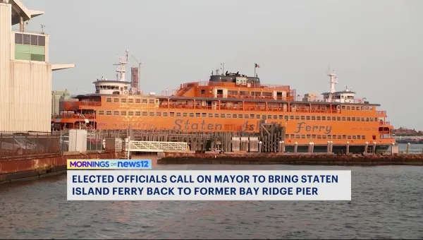 Elected officials call on mayor to bring Staten Island ferry back to former Bay Ridge Pier