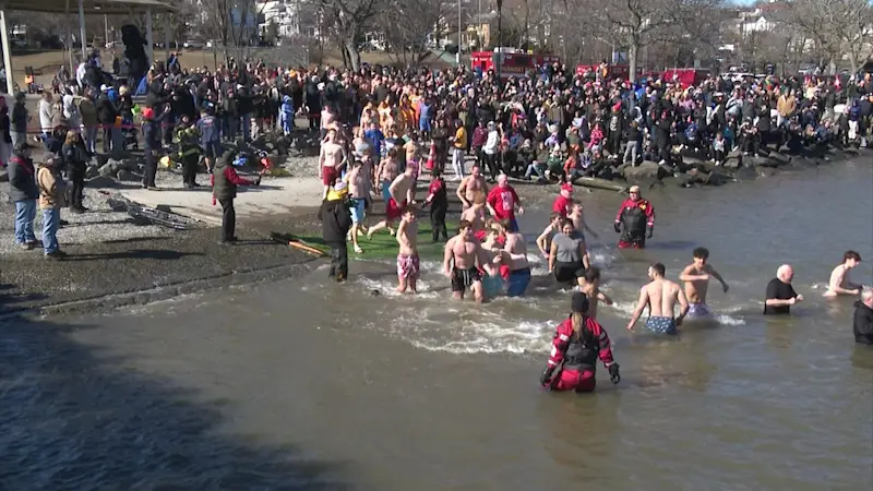 Story image: Penguin Plunge in Nyack marks 18 years of helping families of ill children 