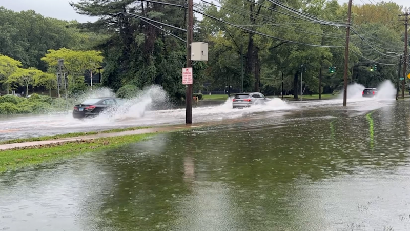 Story image: Storm Wrangler 12 surveys flood damage after torrential rain across Hudson Valley and Connecticut