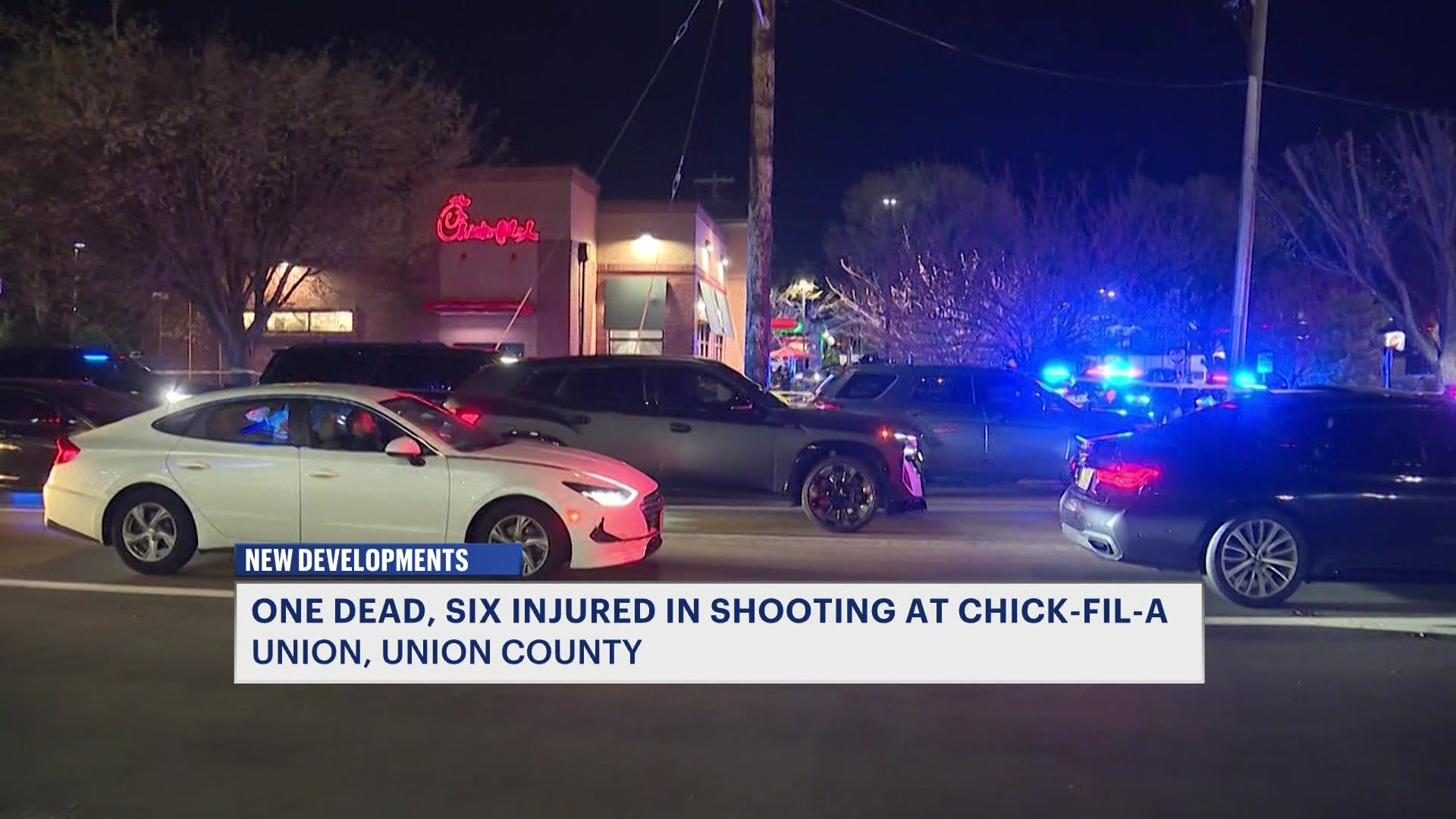 1 person dead, 6 injured in shooting at Union Chick-fil-A