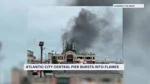 Atlantic City’s Central Pier bursts into flames