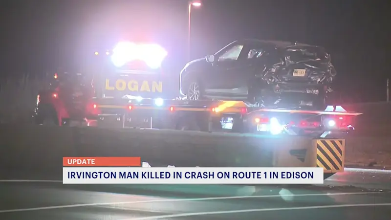 Story image: Prosecutor: Man killed in overnight crash on Route 1 in Edison