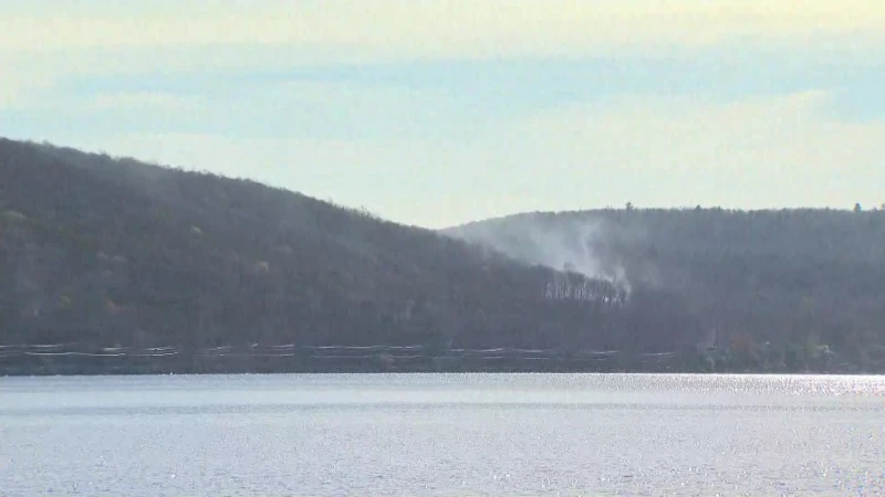 Story image: Officials: Jennings Creek wildfire is 69% contained on NY side